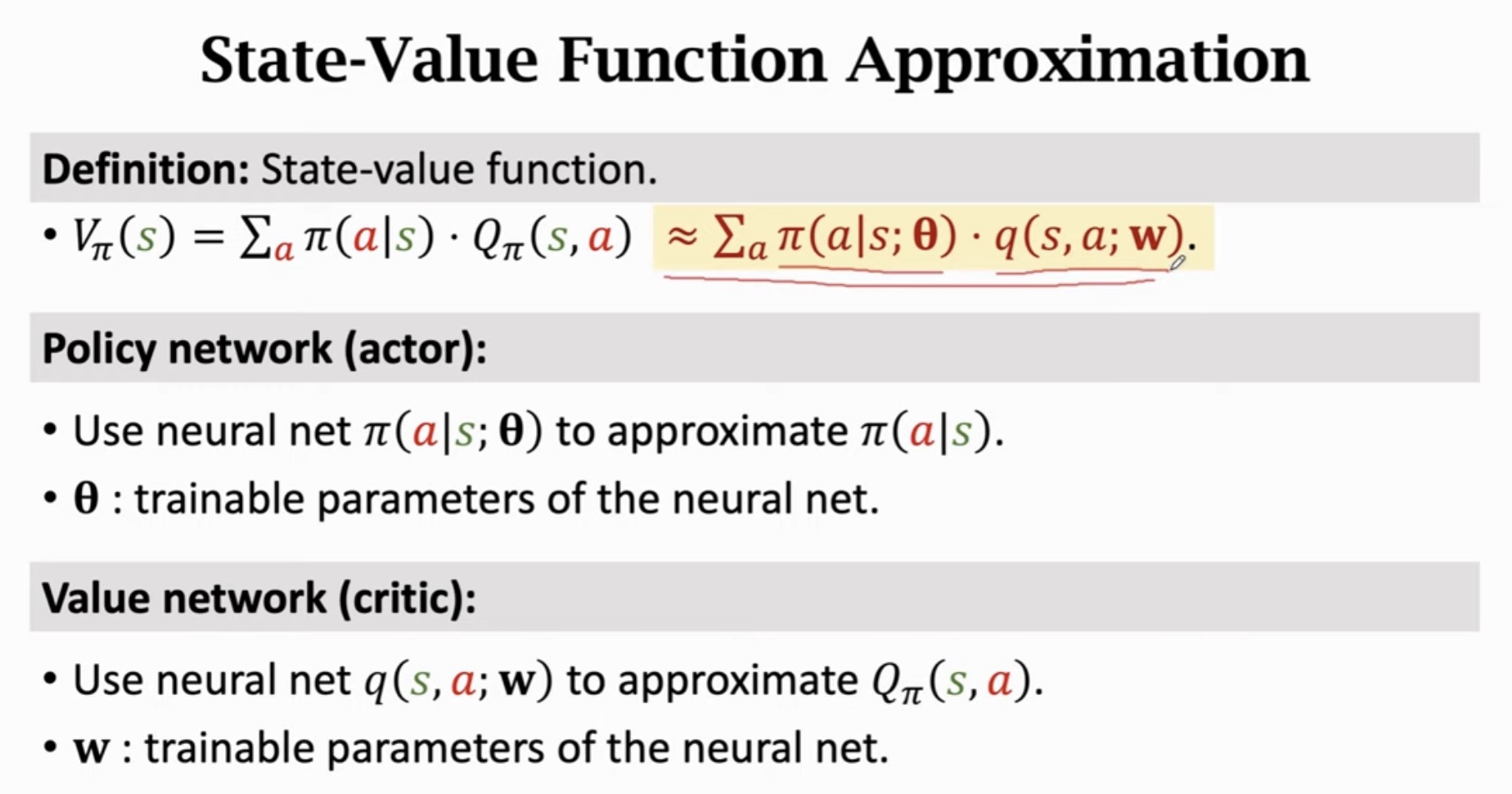 Actor-Critic overview